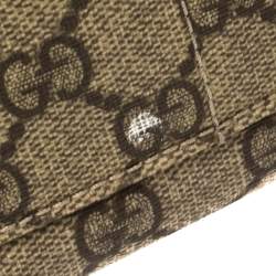 Pre Owned Gucci Beige/Brown GG Supreme Canvas Messenger Bag