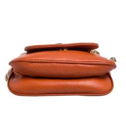 مملوكة مسبقًا حقيبة كروس غوتشي سلسلة 1973 صغيرة جلد خضراء