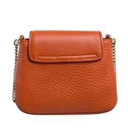 مملوكة مسبقًا حقيبة كروس غوتشي سلسلة 1973 صغيرة جلد خضراء