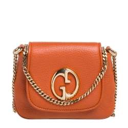 مملوكة مسبقًا حقيبة كروس غوتشي سلسلة 1973 صغيرة جلد خضراء