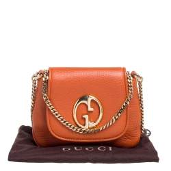 مملوكة مسبقًا حقيبة كروس غوتشي سلسلة 1973 صغيرة جلد خضراء