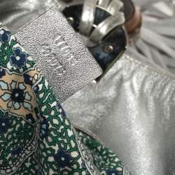 Pre Owned Gucci Silver Leather Large Babouska Indy Hobo