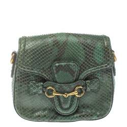 Gucci green hot sale snakeskin bag