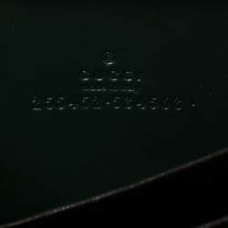 مملوكة مسبقًا Gucci Green Guccissima Leather Zip Around Wallet