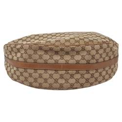 مملوكة مسبقًا Gucci Beige/Tan GG Canvas and Leather Large GG Twins Hobo