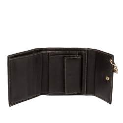 مملوكة مسبقًا Gucci Brown Guccissima Leather Trifold Wallet  