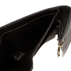 مملوكة مسبقًا Gucci Brown Guccissima Leather Trifold Wallet  