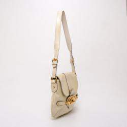 Gucci Ivory Patent Wave Small Shoulder Bag