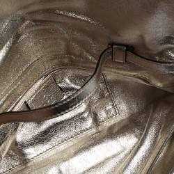 Pre Owned حقيبة كلتش غوتشي هيستريا جلد ذهبى ميتالك 