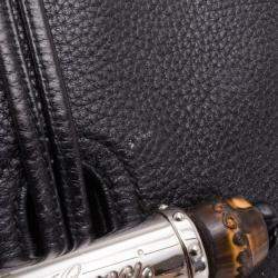 Gucci Black Leather Jungle Messenger