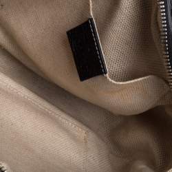 Pre Owned حقيبة كتف غوتشي سوهو ديسكو جلد أسود 