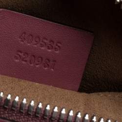 مملوكة مسبقًا حقيبة كروس بسلسلة غوتشى مينى جلد وكانفاس زهور سوبريم جى جى متعددة الألوان