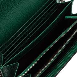 مملوكة مسبقًا Gucci Green Leather Dionysus Wallet On Chain