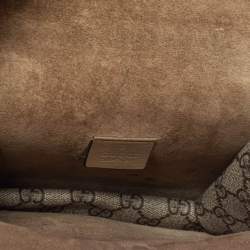 مملوكة مسبقًا Gucci Beige GG Supreme Canvas and Suede Mini Dionysus Shoulder Bag