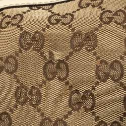 Pre Owned حقيبة غوتشي بيلهام كانفاس وجلد جي جي بيج