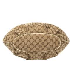 Pre Owned حقيبة غوتشي بيلهام كانفاس وجلد جي جي بيج