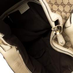 Pre Owned حقيبة غوتشي بيلهام كانفاس وجلد جي جي بيج