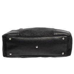 مملوكة مسبقًا Gucci Black GG Nylon and Leather Medium Princy Tote