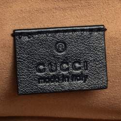 مملوكة مسبقًا Gucci White/Blue Quilt Leather Mini GG Torchon Shoulder Bag