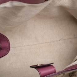 Gucci Pink GG Canvas and Leather Medium Sukey Tote