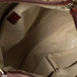 مملوكة مسبقًا Gucci Beige/Red GG Canvas and Leather Medium Sukey Hobo