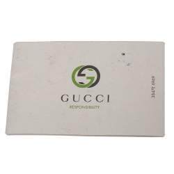 مملوكة مسبقًا حقيبة غوتشي يد علوية ديلي بامبو جلد صغيرة سوداء