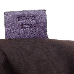 Gucci Purple Suede And Leather Embellished Large Jackie O’ Bouvier Hobo 