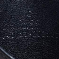 مملوكة مسبقًا Gucci Black Leather GG Marmont Card Holder