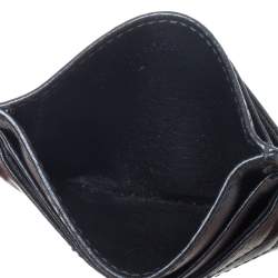 مملوكة مسبقًا Gucci Black Leather GG Marmont Card Holder