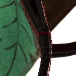 Pre Owned حقيبة يد غوتشي تيان غاردن جلد وكانفاس سوبريم جي جي متعددة الألوان