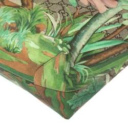 Pre Owned حقيبة يد غوتشي تيان غاردن جلد وكانفاس سوبريم جي جي متعددة الألوان