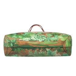 Pre Owned حقيبة يد غوتشي تيان غاردن جلد وكانفاس سوبريم جي جي متعددة الألوان