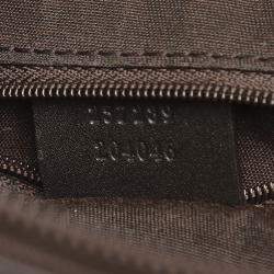 Pre Owned Gucci Black Canvas Shoulder Bag