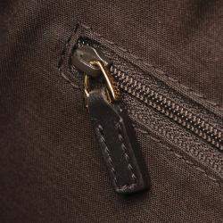 Pre Owned Gucci Black Canvas Shoulder Bag