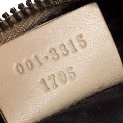 Pre Owned Gucci Cream White Leather Vintage Hobo