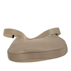 Pre Owned Gucci Cream White Leather Vintage Hobo