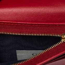 مملوكة مسبقًا حافظة بطاقات غوتشي بلومز كانفاس سوبريم GG وردية/ بيج