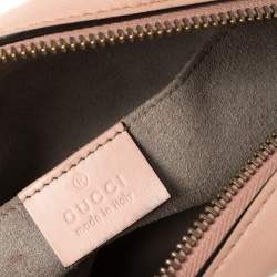 Pre Owned حقيبة كروس كاميرا غوتشي مارمونت جي جي جلد وردي