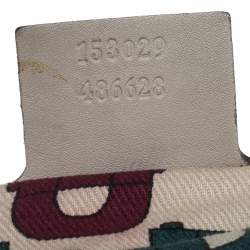 Pre Owned حقيبة غوتشي جاكي O جلد غوتشيسيما بيج