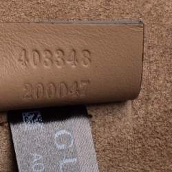 مملوكة مسبقًا حقيبة كتف غوتشي ديونيسوس متوسطة مزخرفة كريستال سويدي و كانفاس جي جي سوبريم بيج