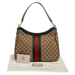 Pre Owned حقيبة غوتشي كانفاس جي جي بيج ويب
