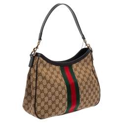 Pre Owned حقيبة غوتشي كانفاس جي جي بيج ويب