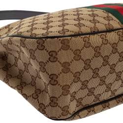 Pre Owned حقيبة غوتشي كانفاس جي جي بيج ويب