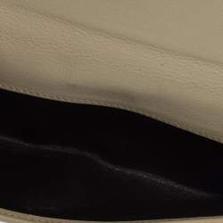 Pre Owned محفظة كونتيننتال غوتشى سوكى جلد و كانفاس جى جى بيج