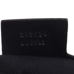 Pre Owned Gucci Black GG Canvas and Leather Pelham Studded Hobo