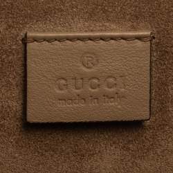 Pre Owned Gucci Beige/Brown GG Supreme Canvas and Suede Medium Dionysus Shoulder Bag