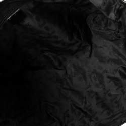 Pre Owned Gucci Black GG Canvas and Patent Leather Jolie Tote