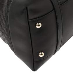 مملوكة مسبقًا Gucci Black Micro Guccissima Leather Nice Satchel