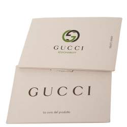 مملوكة مسبقًا Gucci Black Micro Guccissima Leather Nice Satchel