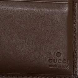 مملوكة مسبقًا Gucci Multicolor Flora Print Canvas and Leather Bifold Wallet